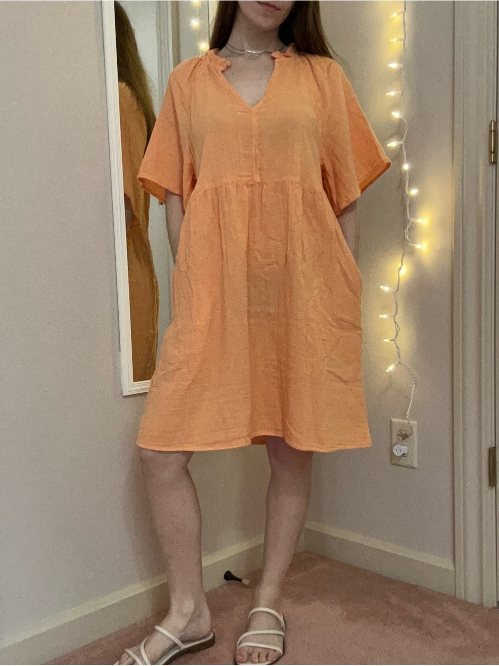 Coral Old Navy Cover Up Dress